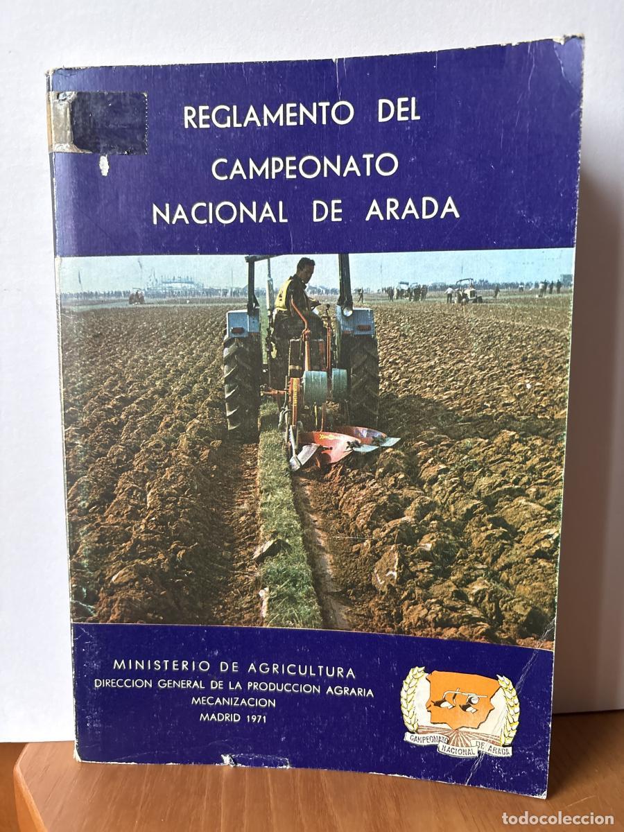 B&uuml;cher: REGLAMENTO DEL CAMPEONATO NACIONAL DE ARADA - TDK257
