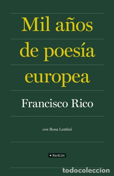 B&uuml;cher: Mil a&ntilde;os de poes&iacute;a europea- 9788408086840