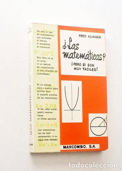 Libros: &iquest;Las matem&aacute;ticas? &iexcl;Pero si son muy f&aacute;ciles!- 9788426700773