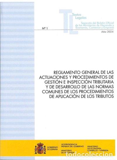 Libros: Reglamento general de las actuaciones y procedimientos de gesti&oacute;n e inspecci&oacute;...- 9788447612086