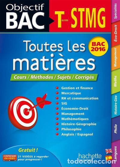 Libros: Toutes les mati&egrave;res Term STMG- 9782012708426