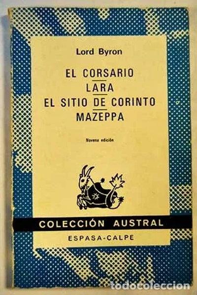 Libros: El Corsario, Lara, El sitio de Corinto, Mazeppa- 9788423901111