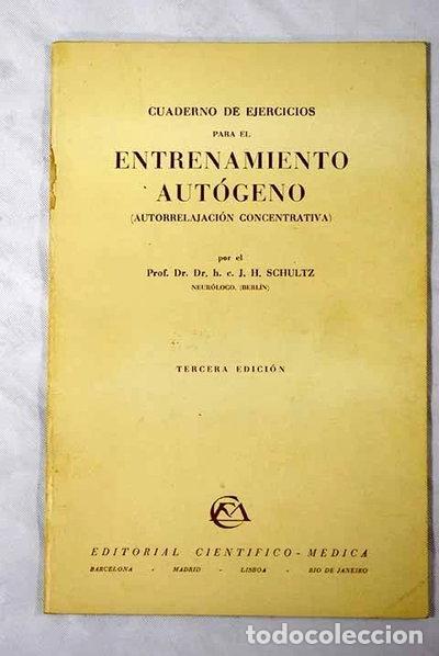 Libros: Entrenamiento aut&oacute;geno- 9788422405900
