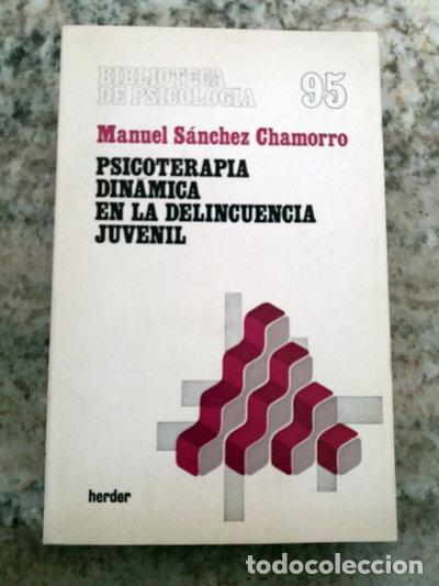 Libros: Psicoterapia din&aacute;mica en la delincuencia juvenil- 9788425411762