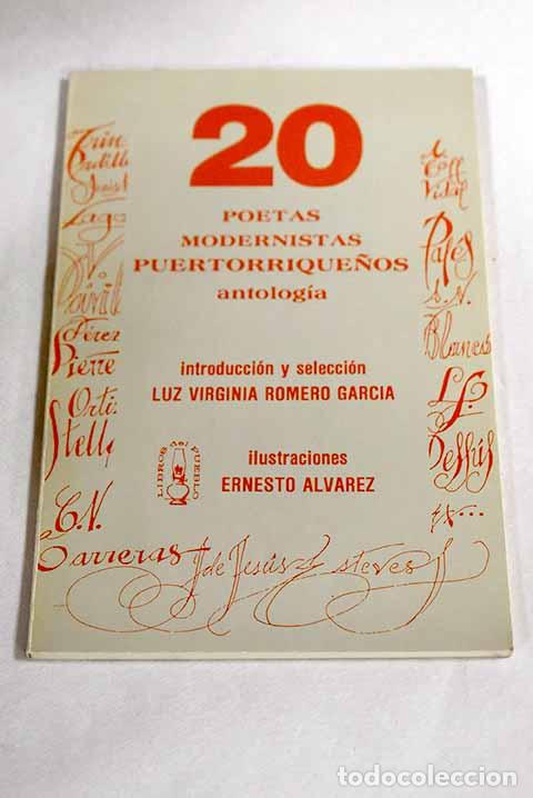 books: 20 poetas modernistas puertorrique&ntilde;os: antologia