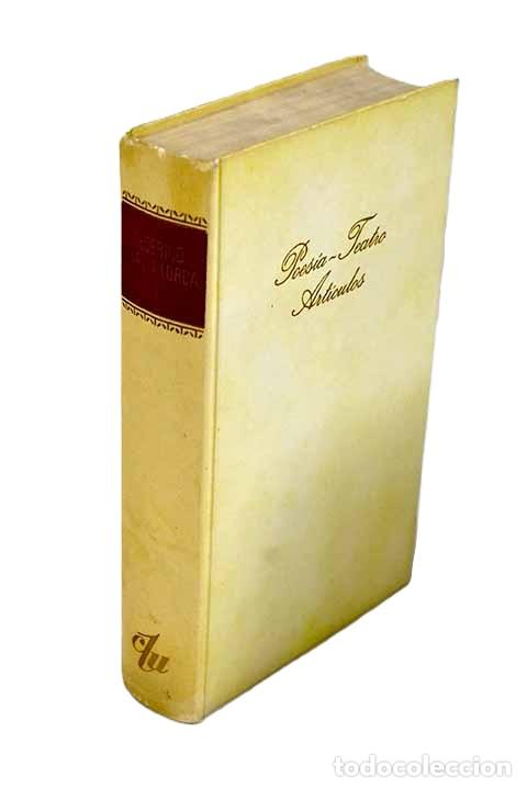 books: Poesia, teatro, articulos.- Garc&iacute;a Lorca, Federico
