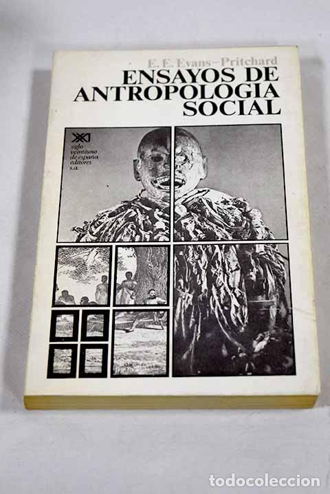 Libros: Ensayos de antropolog&iacute;a social.- Evans-Pritchard, Edward