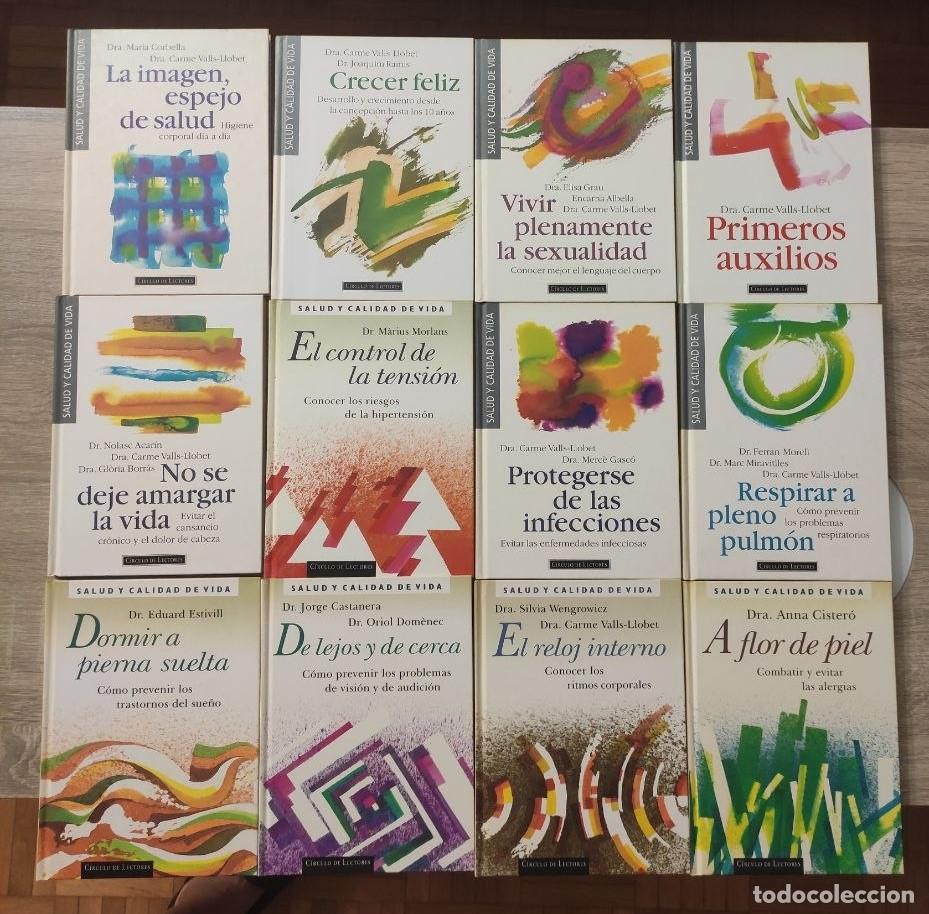 Libros: Lote 12 libros Salud y Calidad de Vida , circulo de lectores