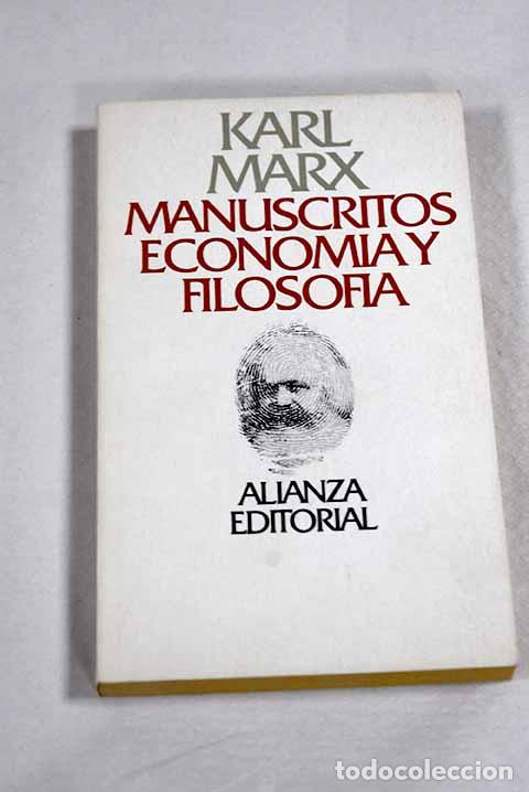 Libros: Manuscritos: economia y filosofia.- Marx, Karl