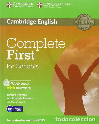 Libros: Complete First for Schools Workbook with Answers with Audio CD- 9781107656345