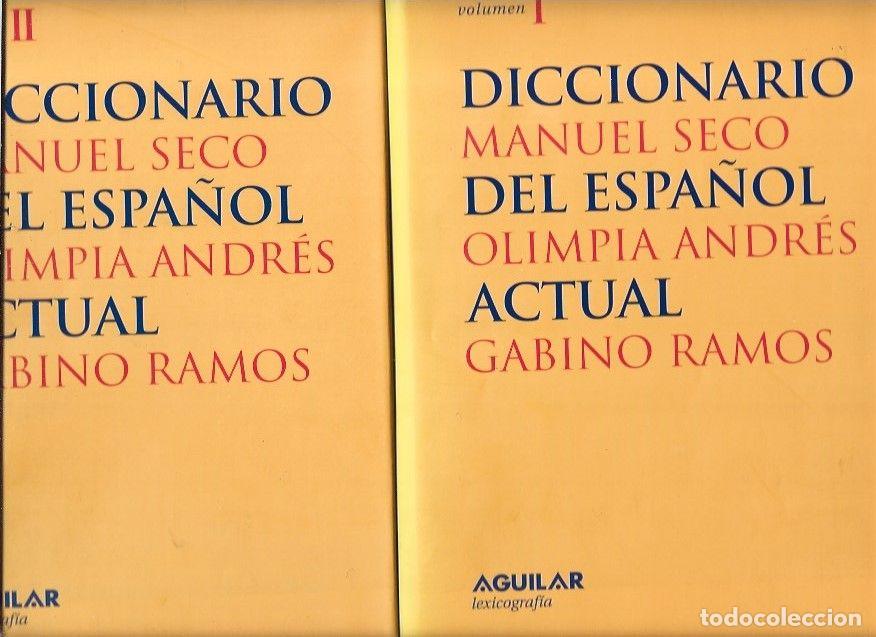 Libri di seconda mano: DICCIONARIO DEL ESPA&Ntilde;OL ACTUAL (2 TOMOS-EDICION COMPLETA) - SECO, MANUEL