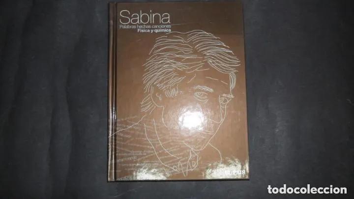 Libri di seconda mano: Sabina, Palabras hechas canciones, F&iacute;sica y qu&iacute;mica, Libreto y CD, ed. El Pa&iacute;s