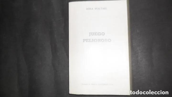books: Juego peligroso, Mika Waltari, ed. P&J - Mika Waltari