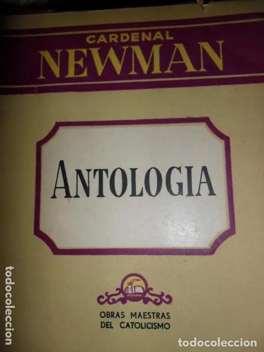 Livres: Antolog&iacute;a, Cardenal Newman, ed. Difusi&oacute;n - Cardenal Newman