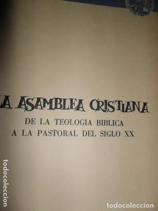 B&uuml;cher: La asamblea cristiana, De la teolog&iacute;a b&iacute;blica a la pastoral del siglo XX, Maertens, ed. Marova - Mae