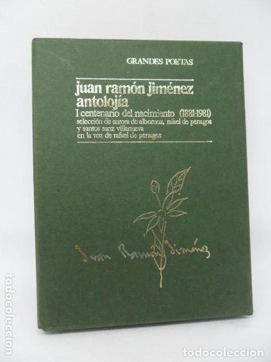 Libros: Antoloj&iacute;a, Juan Ram&oacute;n Jim&eacute;nez, I Centenario del nacimiento, caja con 2 cassetes - Juan Ram&oacute;n Jim&eacute;nez