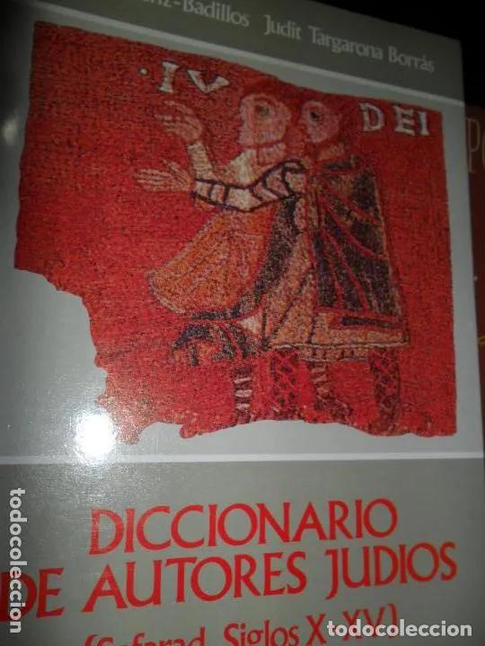 Libros: Diccionario de autores jud&iacute;os, S&aacute;enz-Badillos, Targarona Borr&aacute;s, ed. El ALmendro - S&aacute;enz-Badillos