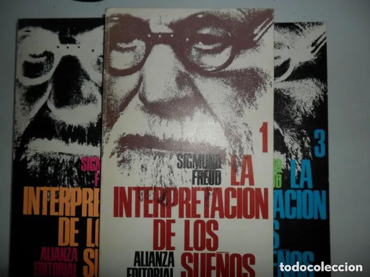 books: La interpretaci&oacute;n de los sue&ntilde;os, Sigmund Freud, 3 tomos, ed. Alianza - Sigmund Freud