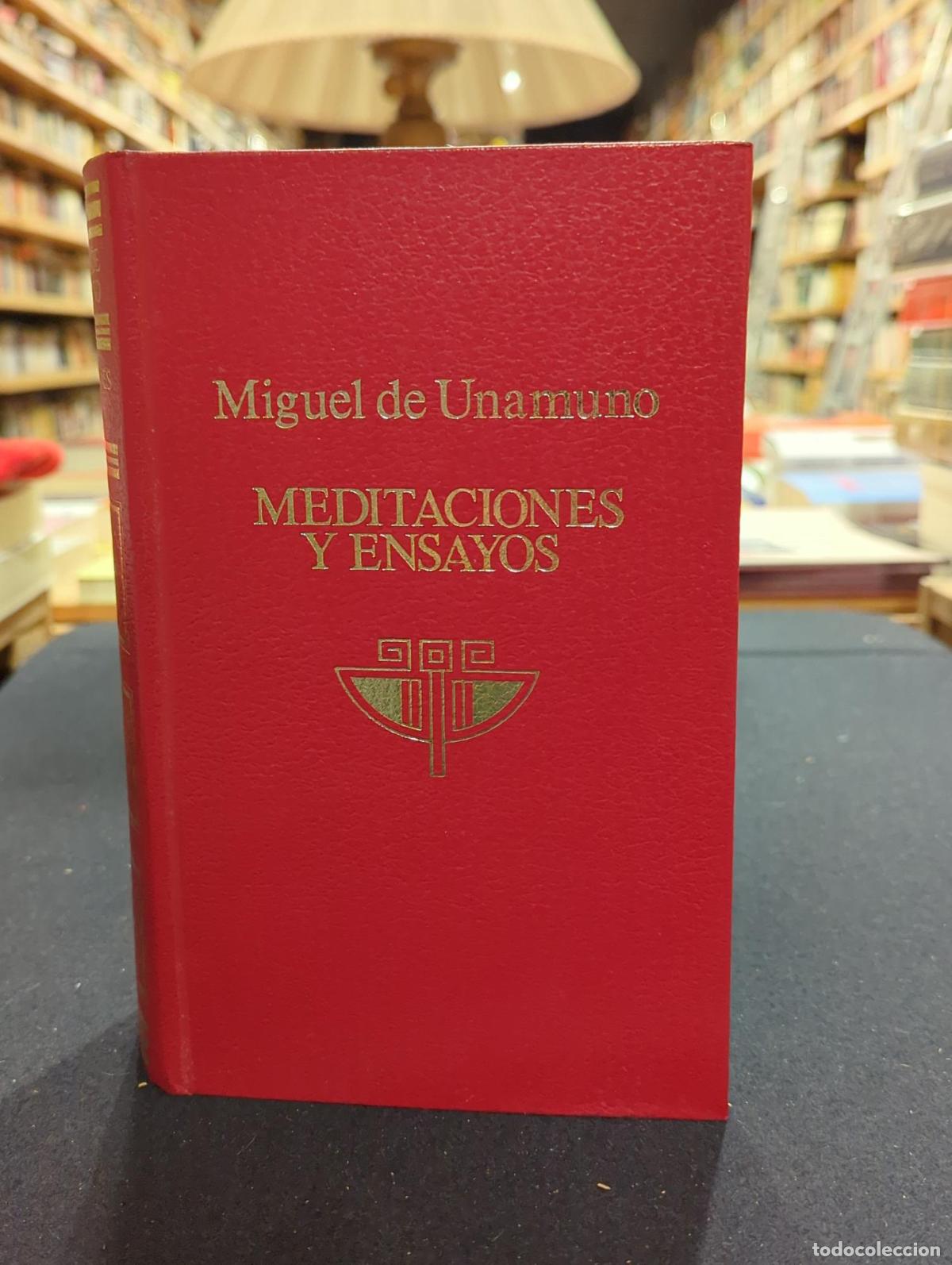 Libros: Meditaciones y ensayos - Miguel de Unamuno