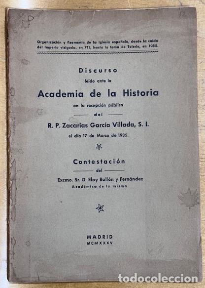 Livres: ORGANIZACION Y FISONOMIA DE LA IGLESIA ESPA&Ntilde;OLA, DESDE LA CAIDA DEL IMPERIO VISIGODO, EN 711, H... -