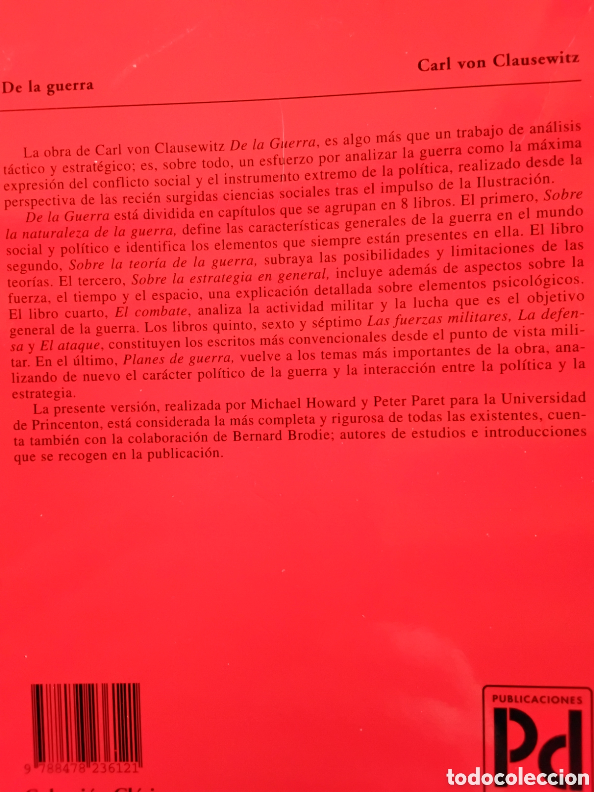 Libros: DE LA GUERRA. CARL VON CLAUSEWITZ - Foto 2