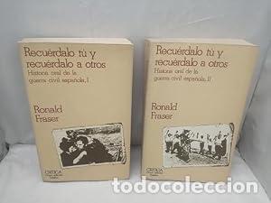 Libros: Recu&eacute;rdalo t&uacute; y recu&eacute;rdalo a otros. DOS VOL&Uacute;MENES - Ronald Angus Fraser