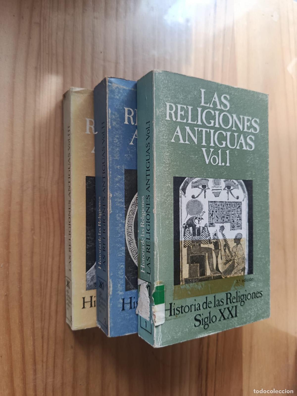 B&uuml;cher: LAS RELIGIONES ANTIGUAS. 3 VOLUMENES TOMOS COMPLETO. HISTORIA DE LAS RELIGIONES SIGLO XXI.