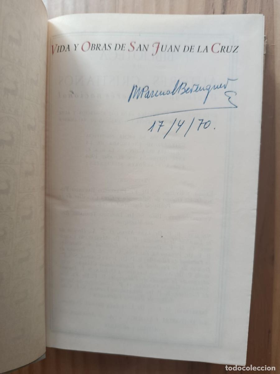 Libros: VIDA Y OBRA DE SAN JUAN DE LA CRUZ - Foto 3