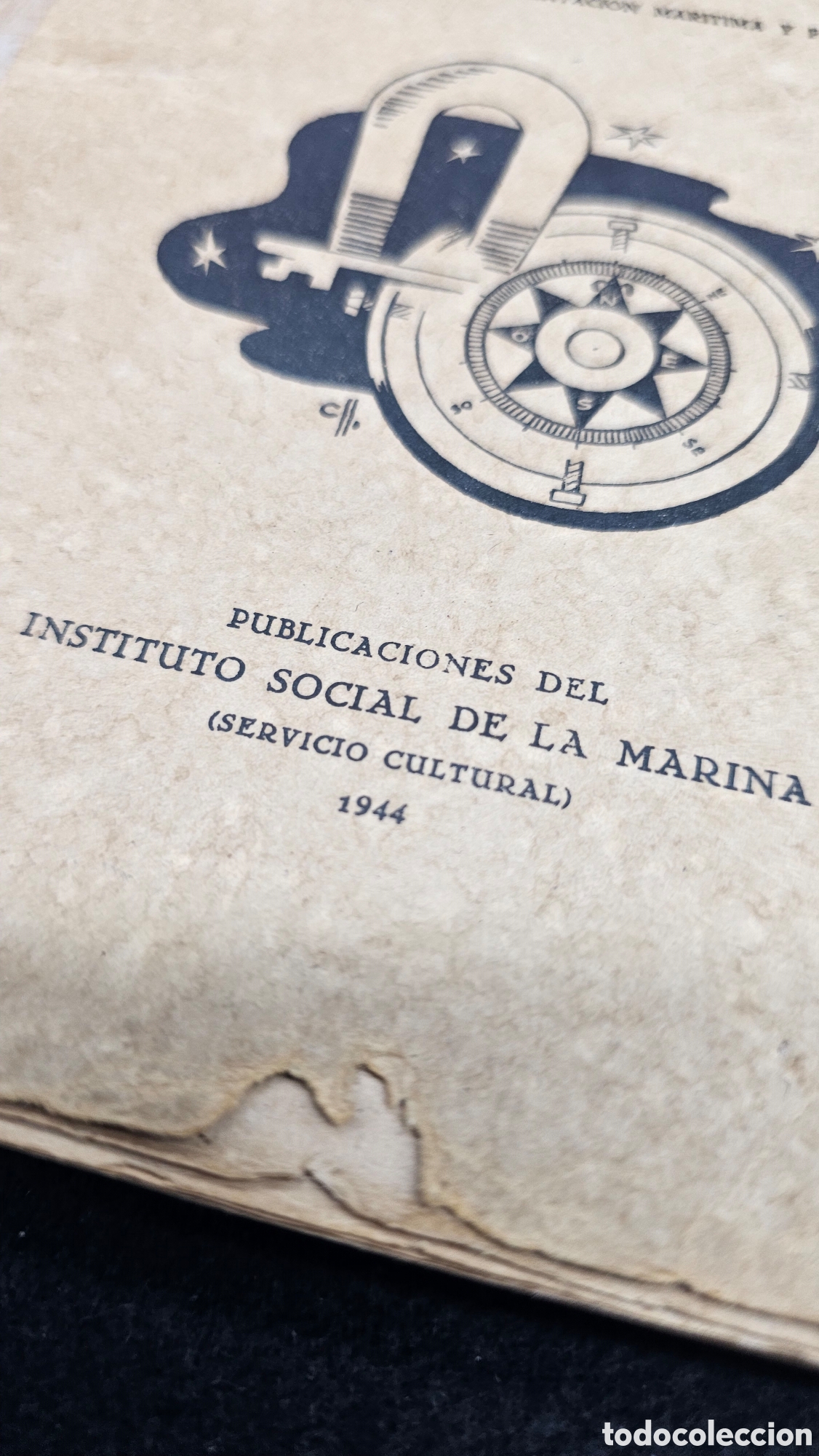 Libros: 1944 Compendio de F&iacute;sica con Orientaci&oacute;n Mar&iacute;tima - Foto 3