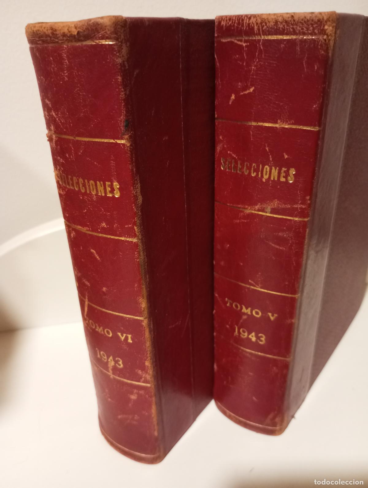 Libros: SELECCIONES DEL READERS DIGEST 2 TOMOS - A&Ntilde;O 1943 - COMPLETO (12 REVISTAS)