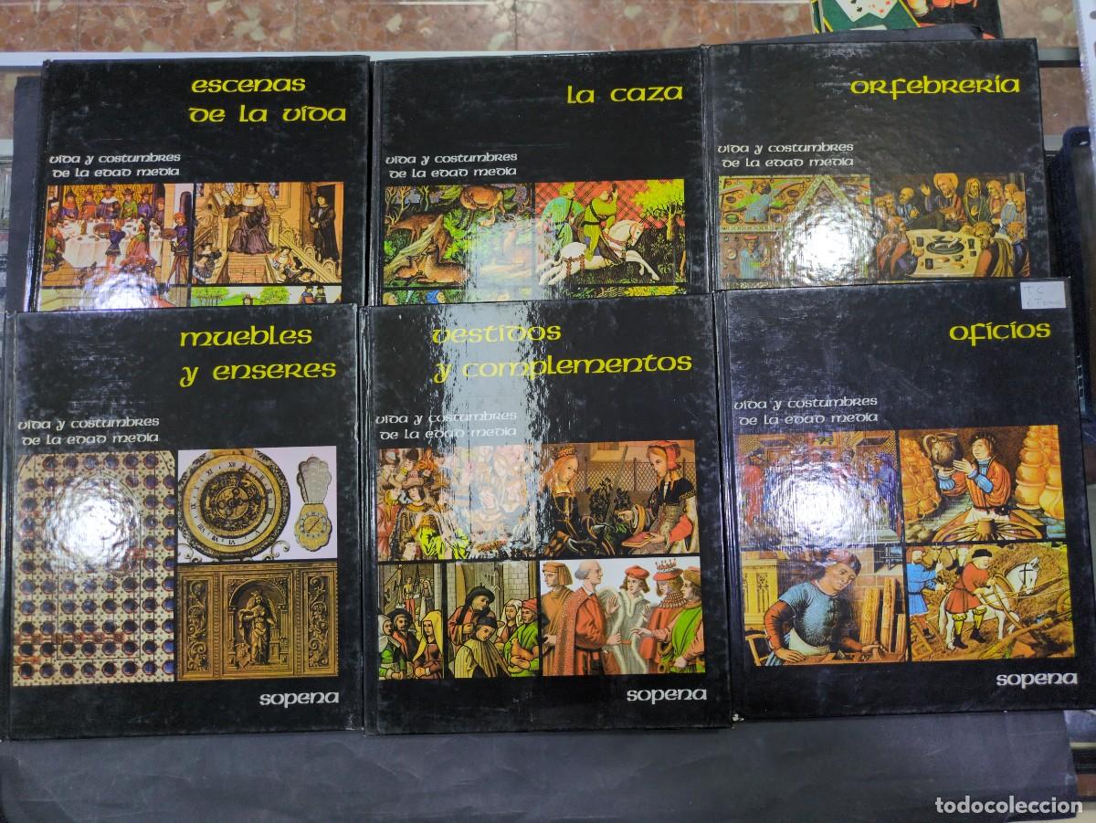 Libros: 6 tomos biblioteca ocio y costumbres sopena oficios muebles caza