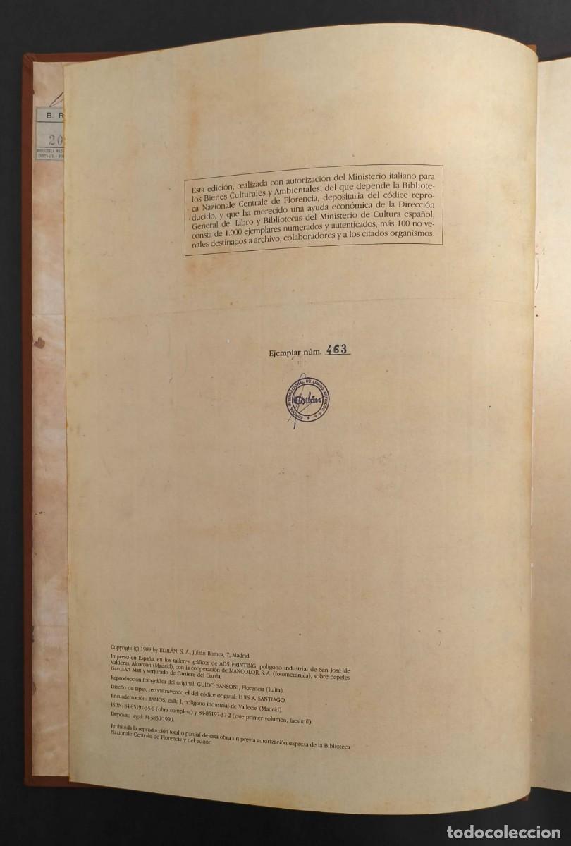 Libros: Cantigas de Santa Mar&iacute;a. C&oacute;dice de Florencia. Madrid. Edilan. 1988. - Foto 8