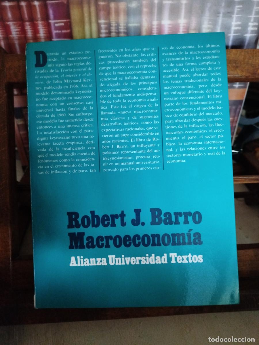 Libros: Macroeconom&iacute;a - Barro, Robert J. - Foto 1