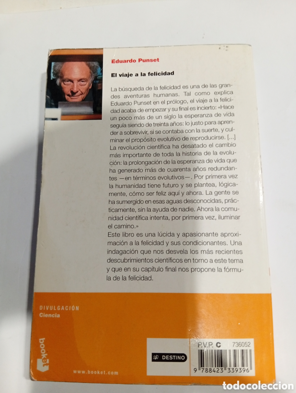 Libros: El viaje a la felicidad Eduardo Punset - Foto 2