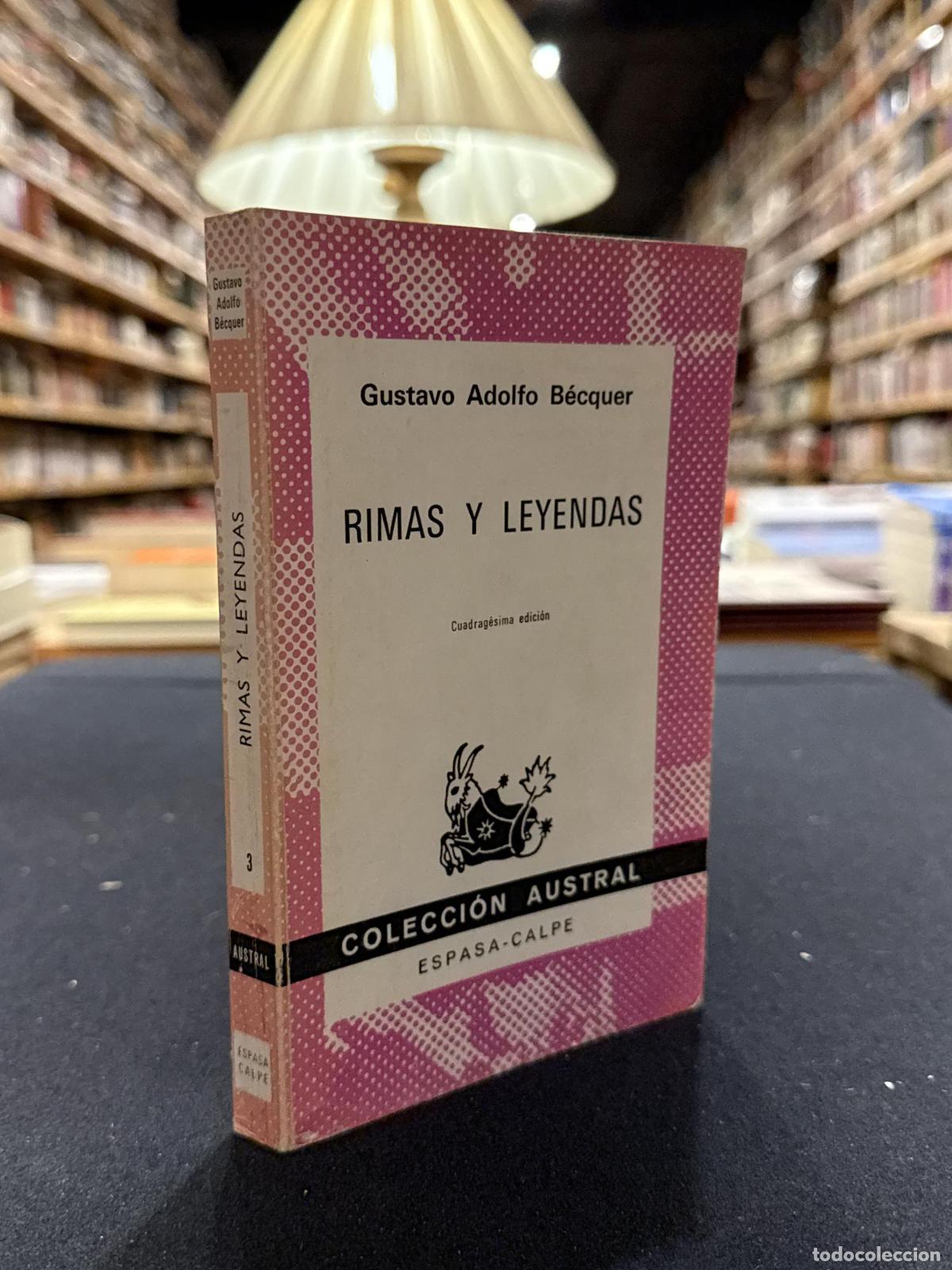 Libros: Rimas y leyendas - Gustavo Adolfo B&eacute;cquer - Foto 1