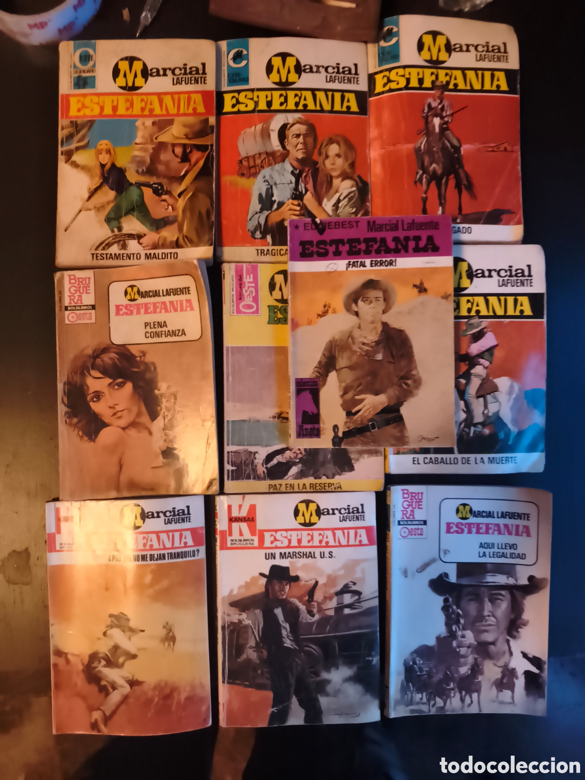 Libros: 10 NOVELAS MARCIAL LAFUENTE ESTEFANIA