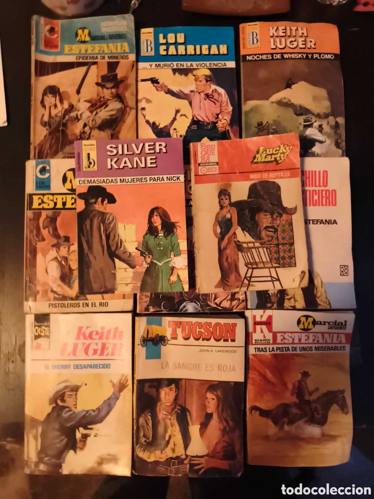 Libros: 10 NOVELAS VARIAS DEL OESTE.