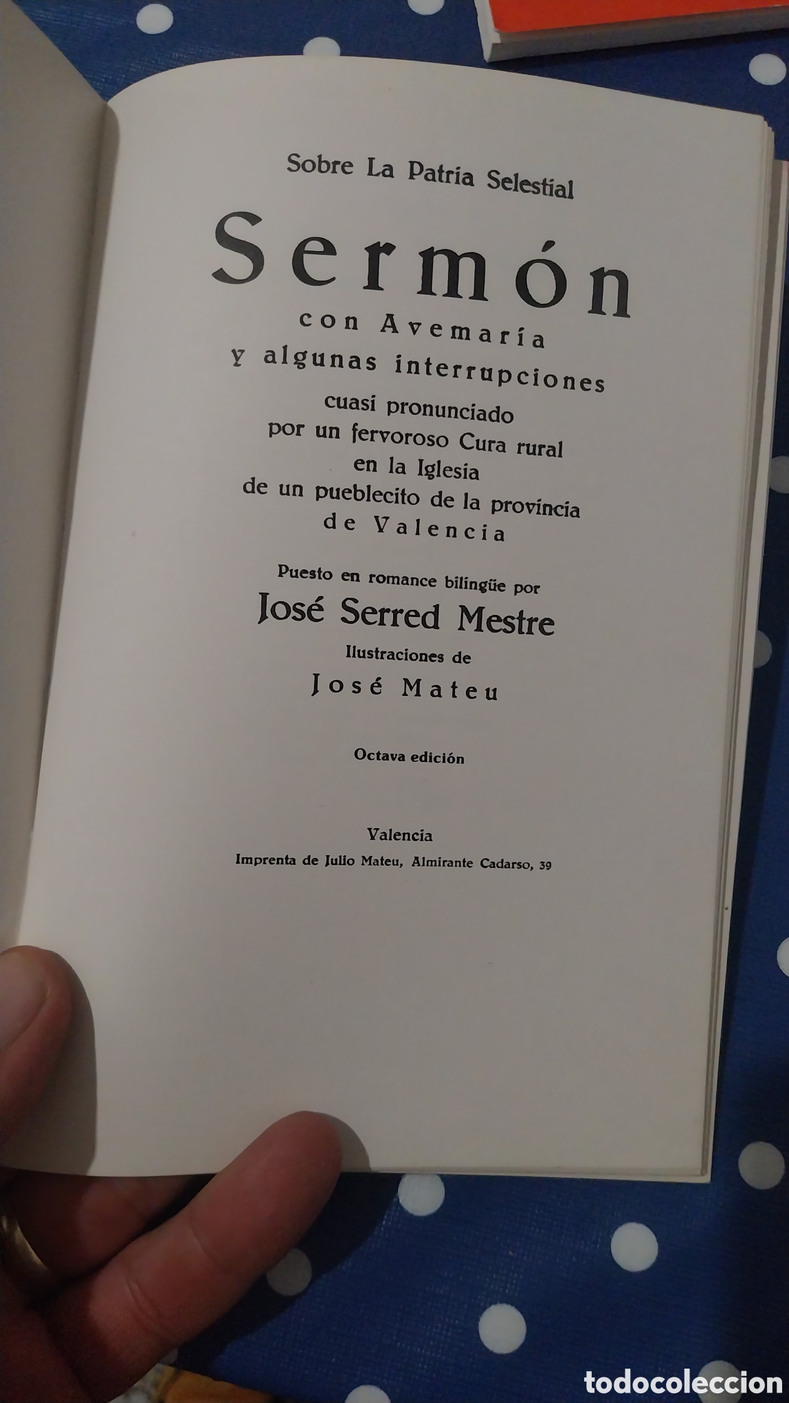 Libros: Serm&oacute; de la bresquilla,Serm&oacute;n por J Serred - Foto 3