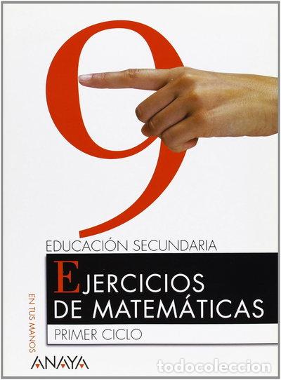 Libros: Ejercicios de Matem&aacute;ticas 9- 9788466719230