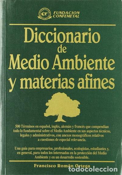 Libros: Diccionario de medio ambiente y materias afines- 9788489786714