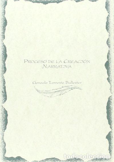 Libros: Proceso de la creaci&oacute;n narrativa- 9788487412714