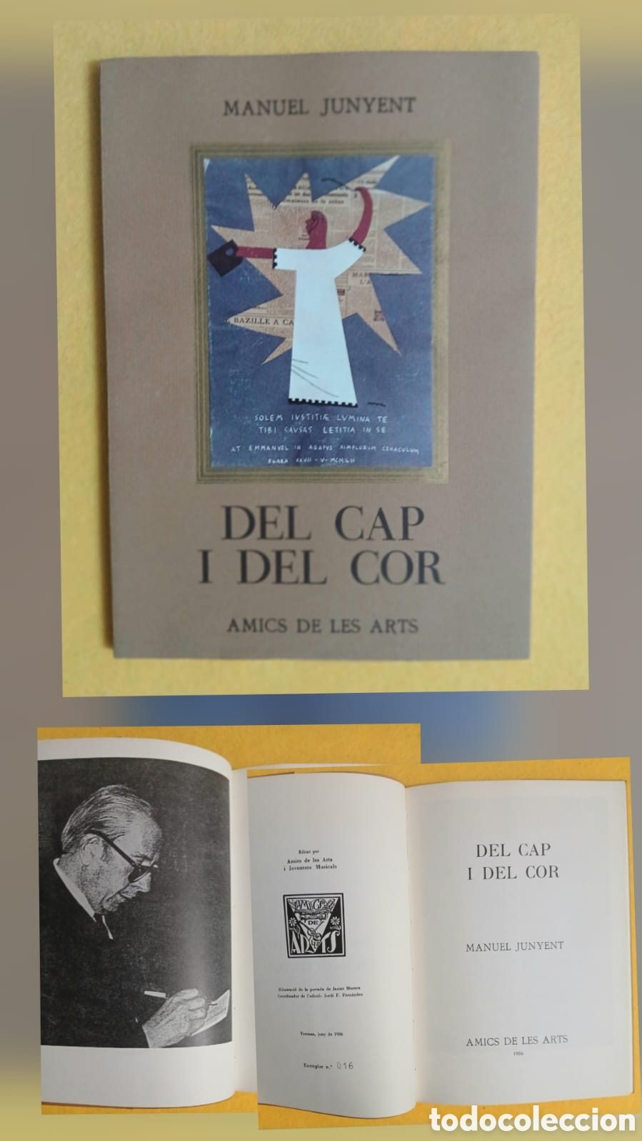 Libros: Del cap i del cor, Manuel Junyent - Foto 2