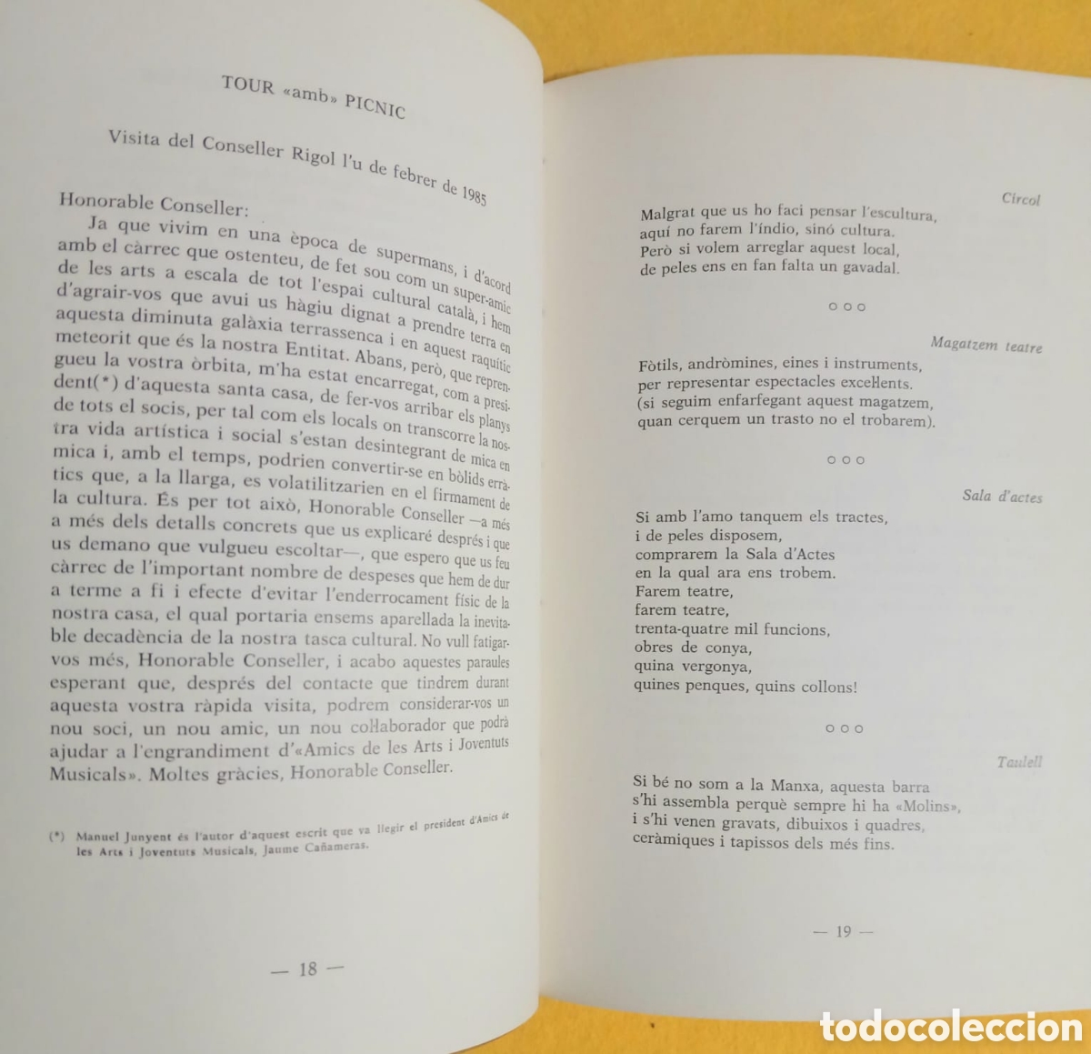 Libros: Del cap i del cor, Manuel Junyent - Foto 3