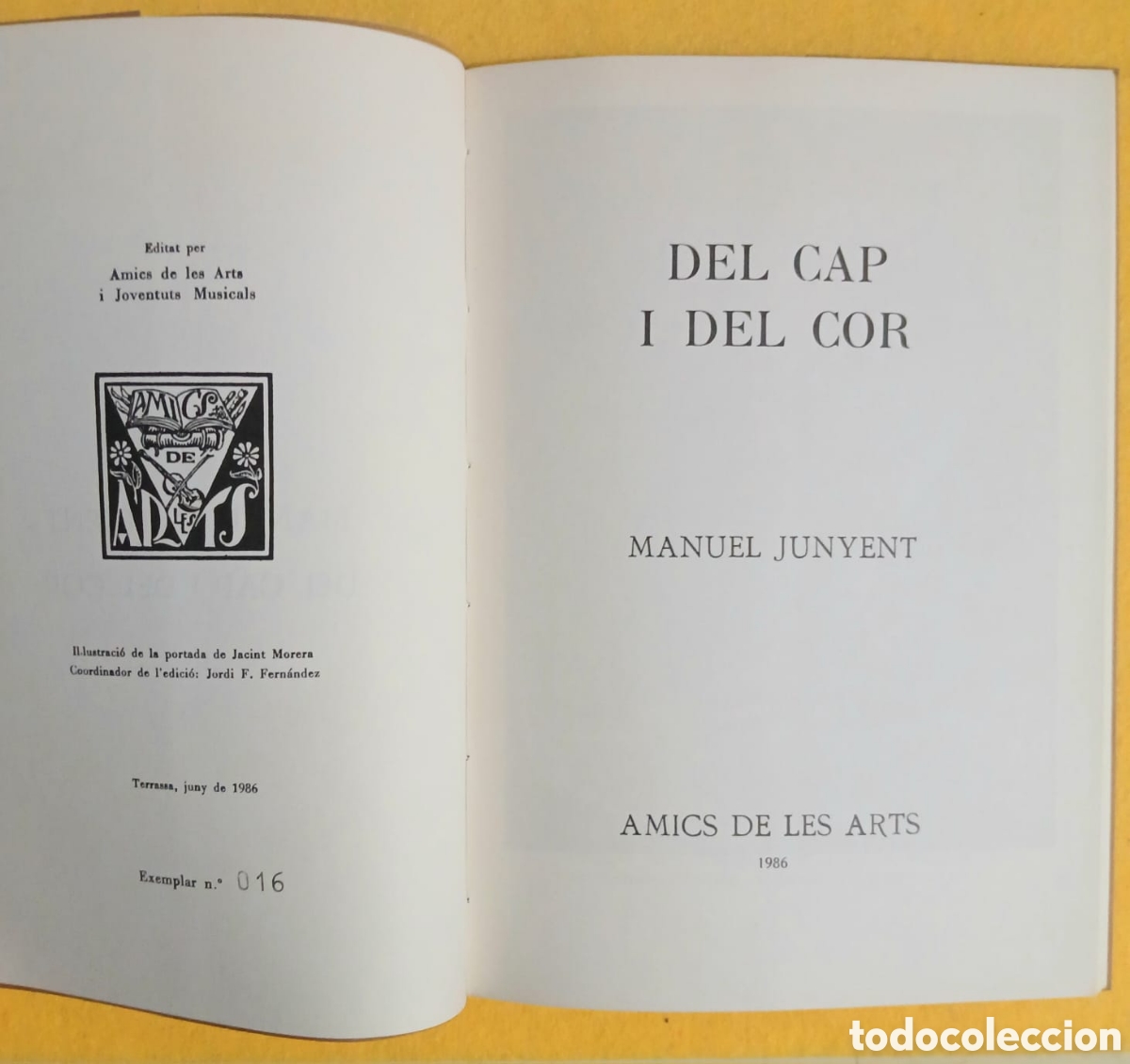 Libros: Del cap i del cor, Manuel Junyent - Foto 6