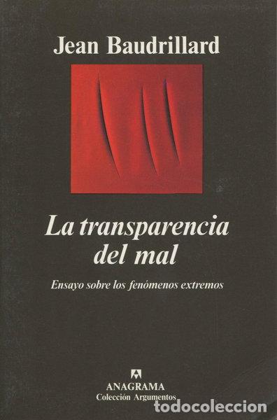 books: La transparencia del mal- 9788433913456
