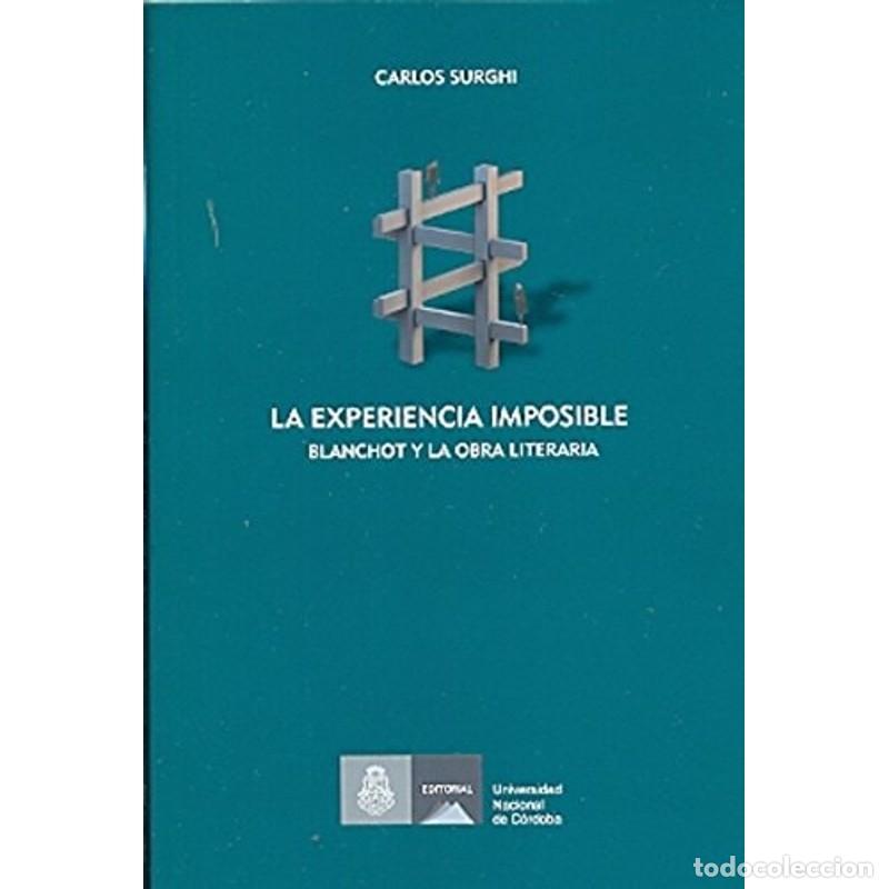 Libros: La experiencia imposible Blanchot y la obra literaria - Carlos Surghi