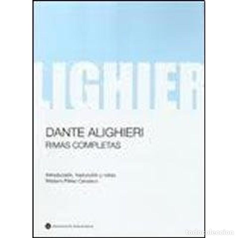Libros: Rimas completas - Dante (Alighieri.) - Dante (Alighieri.)