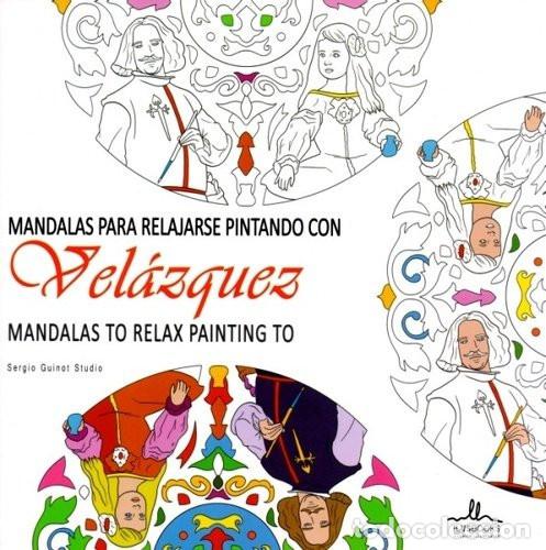 Libros: MANDALAS VELAZQUEZ PARA RELAJARSE PINTANDO - VV. AA.