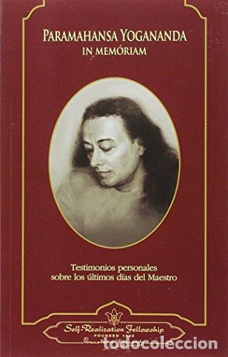 Libros: IN MEMORIAM - PARAMAHANSA YOGANANDA - Foto 1