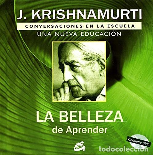 Livres: *F BELLEZA DE APRENDER, LA (CON DVD) - JIDDU KRISHNAMURTI